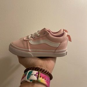 Toddler Light Pink Vans size 7